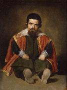 Diego Velazquez A Dwarf Sitting on the Floor (Don Sebastian de Morra) (df01) china oil painting artist